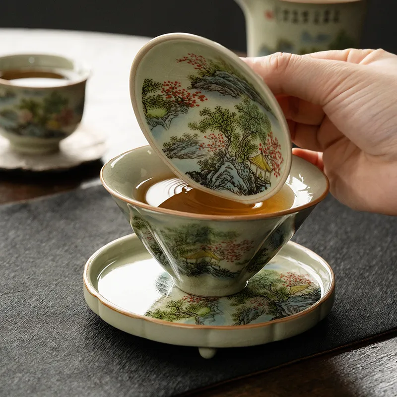 Jingdezhen-Ceramic Tea Cup wit - Celadon Ceramic Cup recension och pris