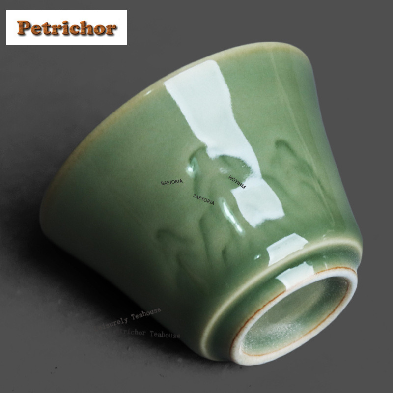 50ml Yue Kiln Celadon Relief T - Celadon Ceramic Cup recension och pris