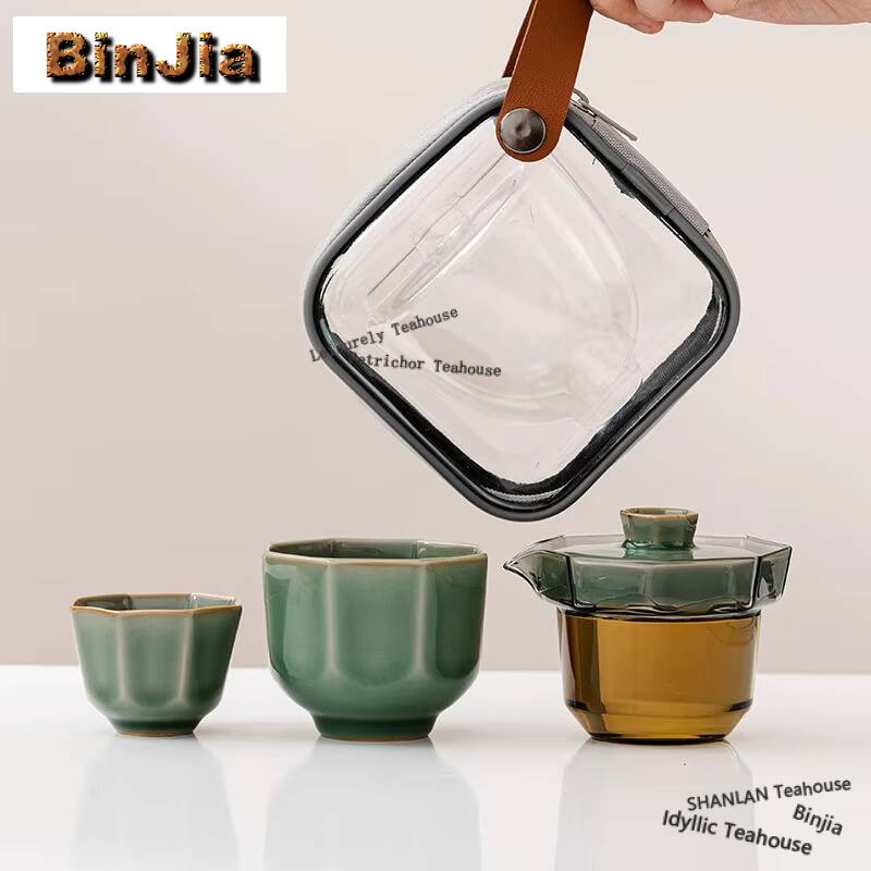 Yue Kiln Celadon Travel Portab - Celadon Ceramic Cup recension och pris