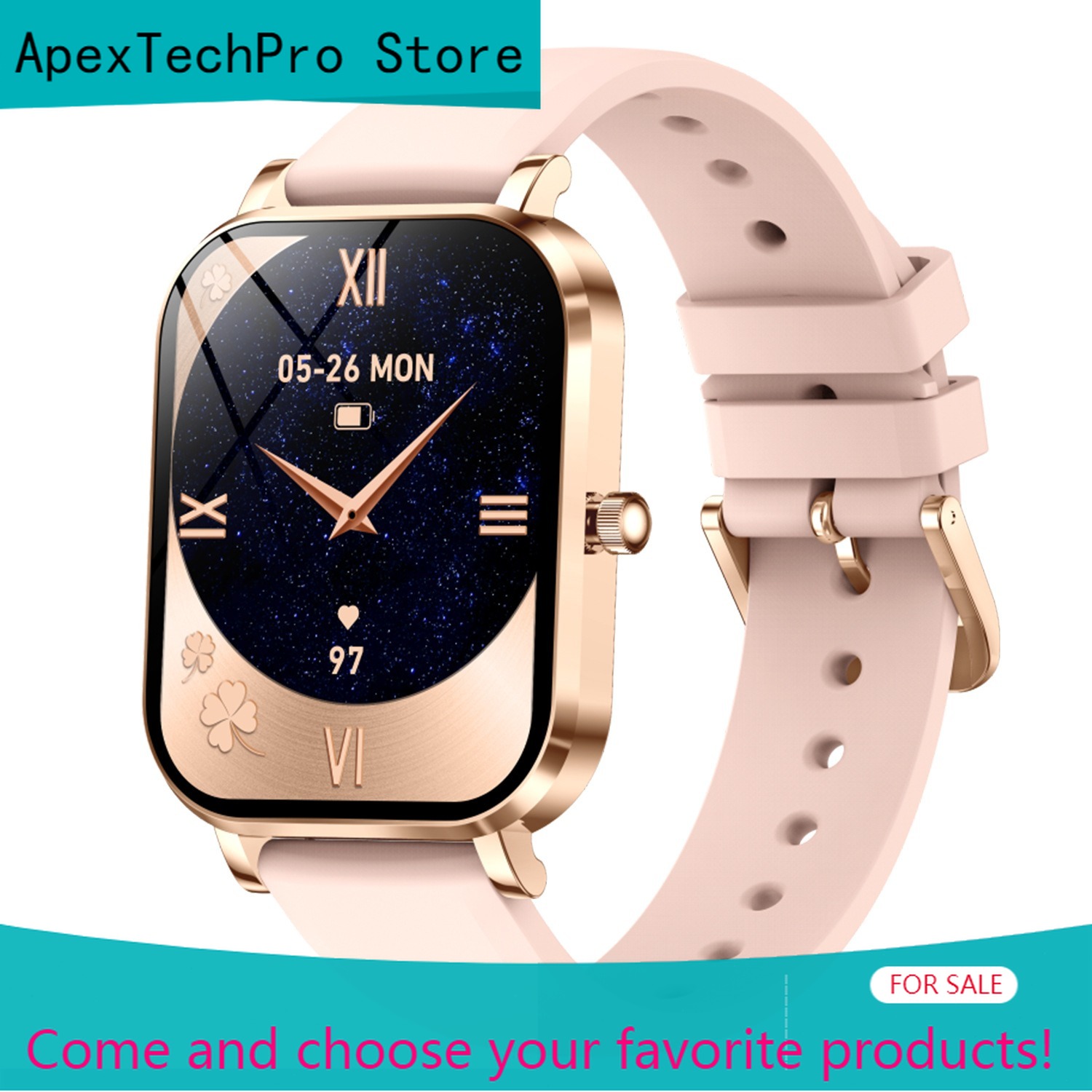 ApexTPUltra Thin Smart Watch F - Korean Women Lifestyle recension och pris