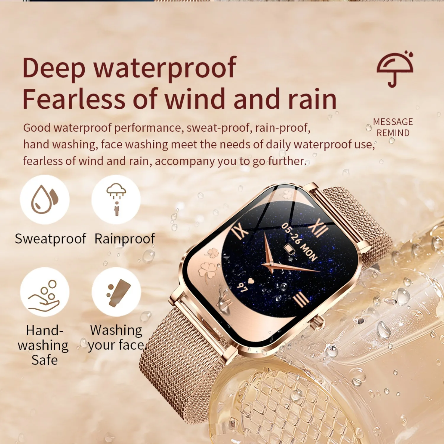 ApexTPUltra Thin Smart Watch F - Korean Women Lifestyle recension och pris