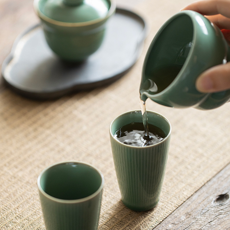 90ML Yue Kiln Celadon Tea Cup  - Celadon Ceramic Cup recension och pris