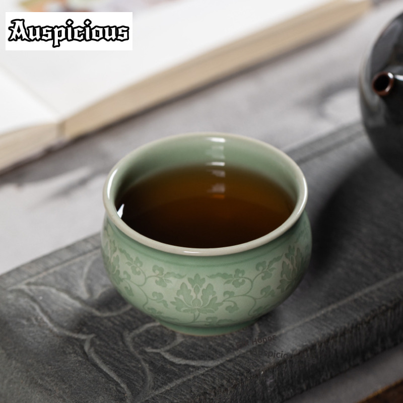 108ml Handmade Twining Lotus C - Celadon Ceramic Cup recension och pris