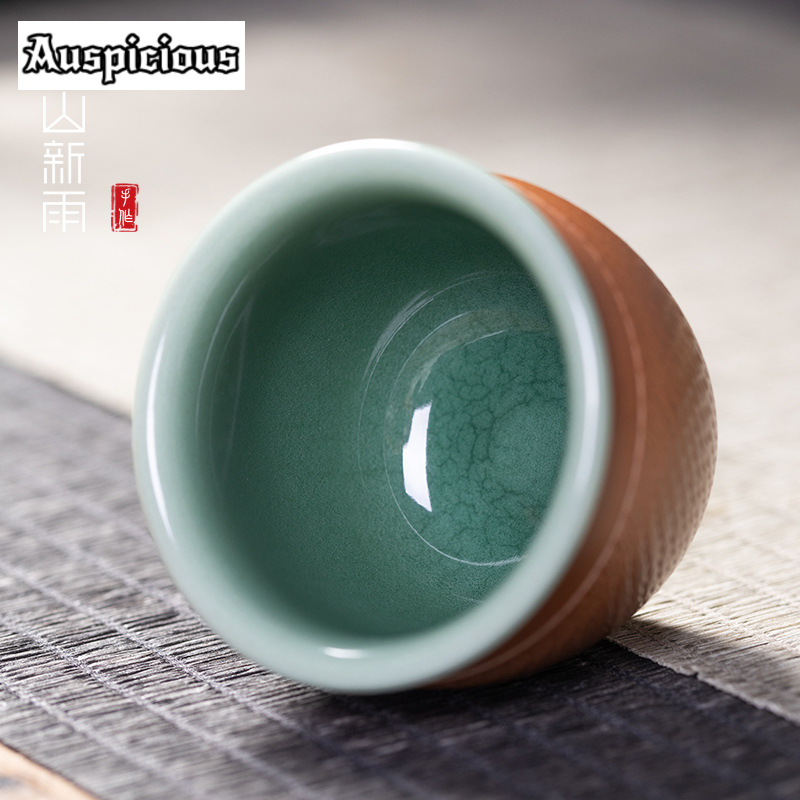 50ml Handmade Knife Jumping Ce - Celadon Ceramic Cup recension och pris