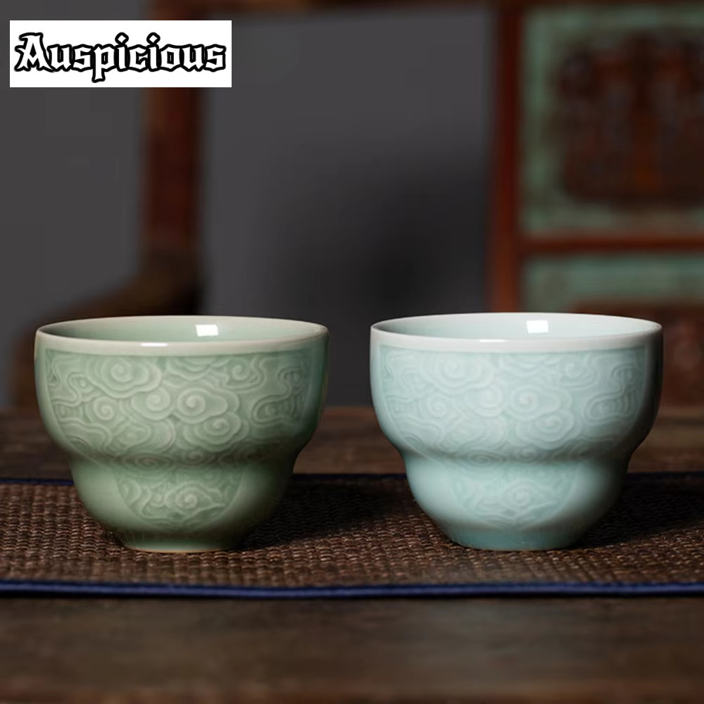 100ml Handamde Longquan Celado - Celadon Ceramic Cup recension och pris