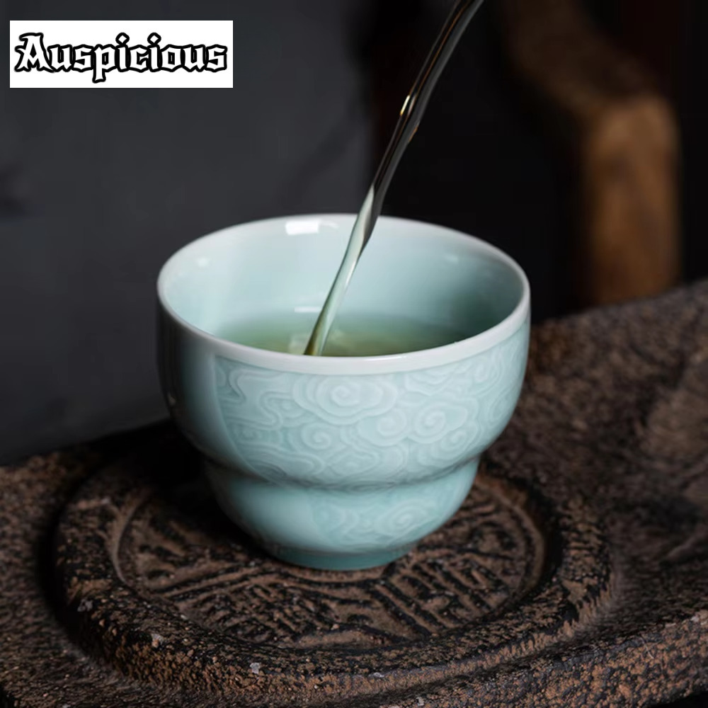100ml Handamde Longquan Celado - Celadon Ceramic Cup recension och pris