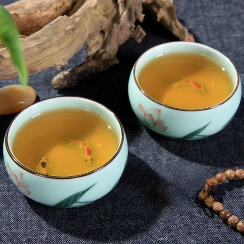 Tea Cup Ceramic  1PC Celadon H - Celadon Ceramic Cup recension och pris