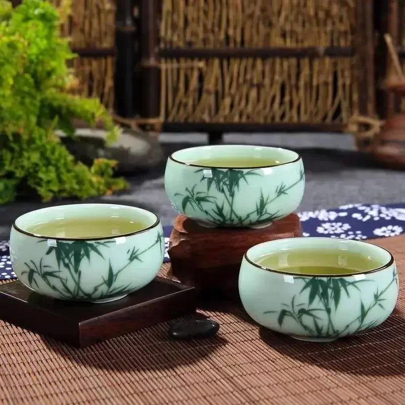 Tea Cup Ceramic  1PC Celadon H - Celadon Ceramic Cup recension och pris