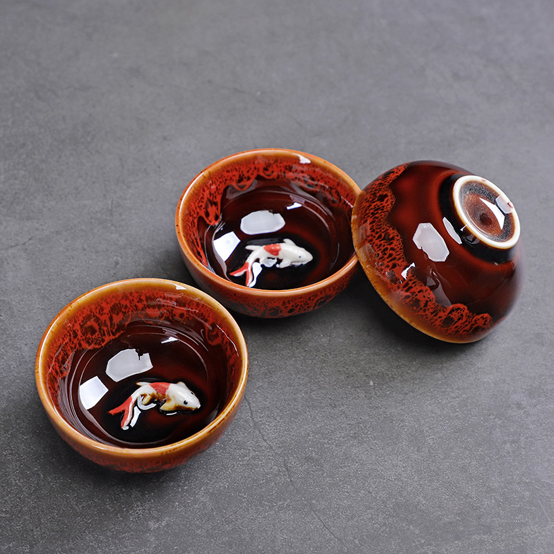 Celadon Fish Cute Teacup, Chin - Celadon Ceramic Cup recension och pris